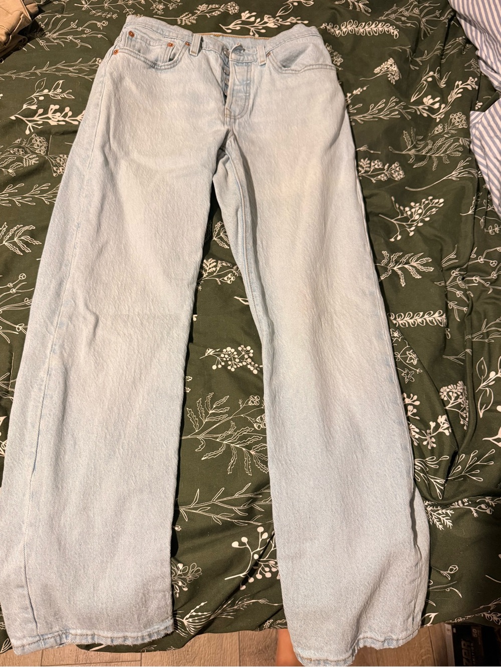 Levi's Light Blue Wide Leg Jeans